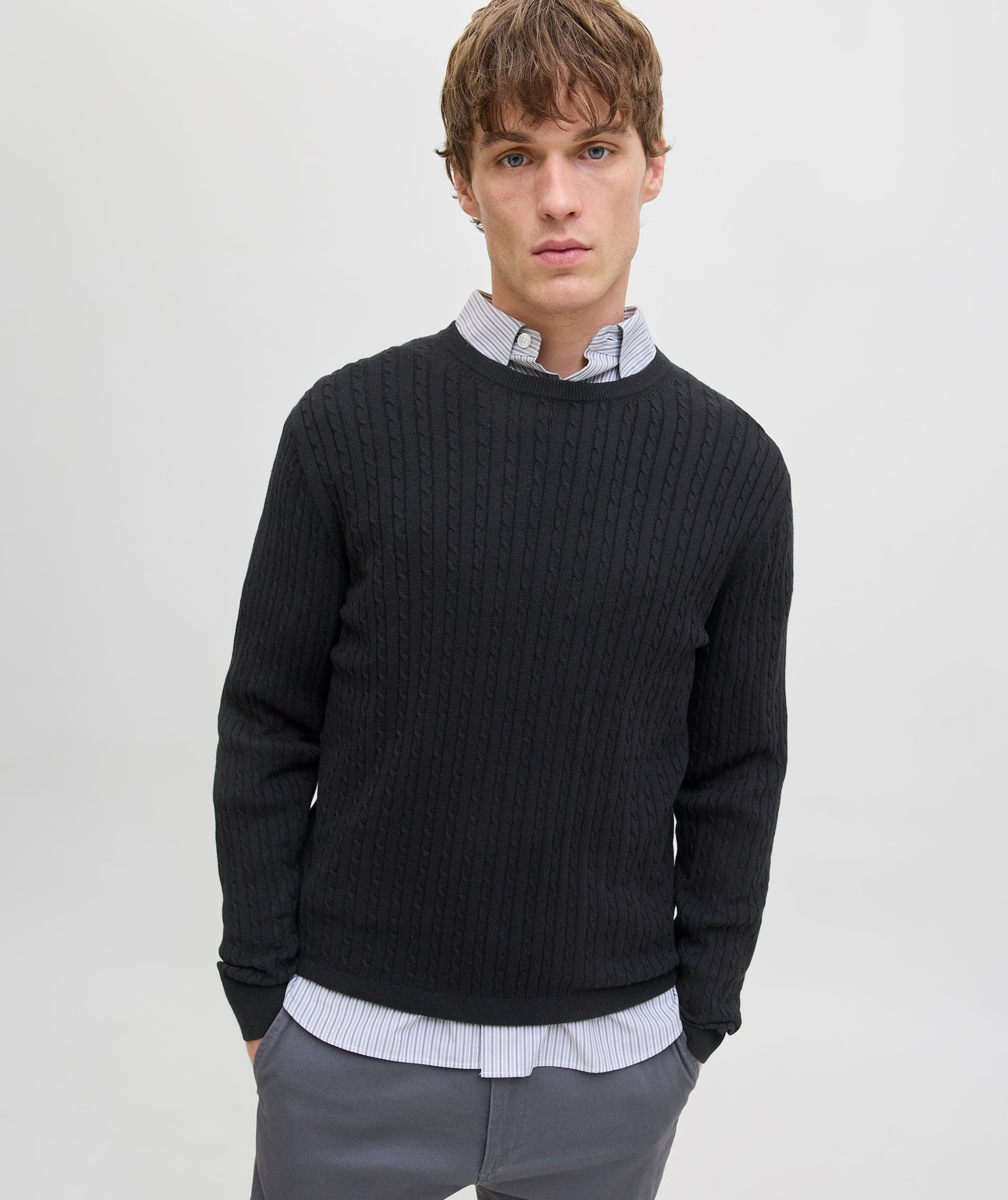 Jack & Jones JJEEMIL stickad tr&ouml;ja