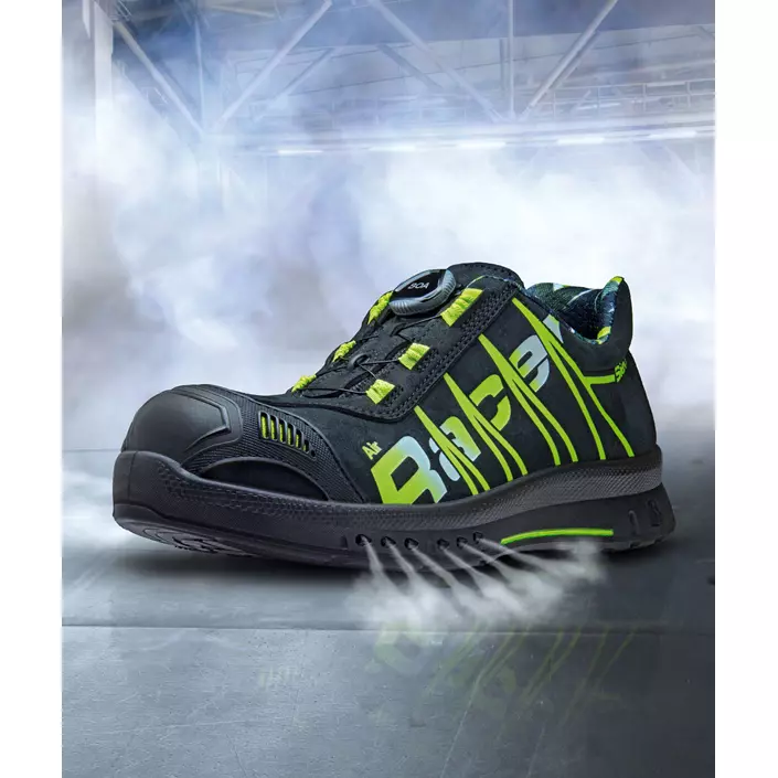 Sievi Air R3 Roller safety shoes S3, Black/Green, large image number 1