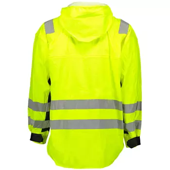 Abeko Atec De Luxe Supreme rain jacket, Hi-vis Yellow/Black