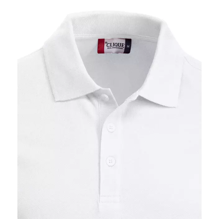 Clique Classic Lincoln polo shirt, White, large image number 1