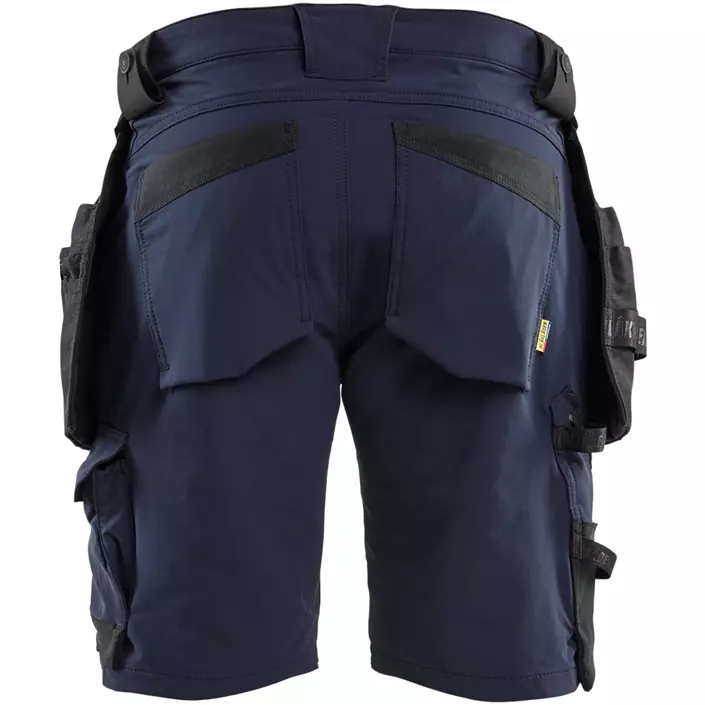 Blåkläder craftsman shorts full stretch, Dark Marine Blue/Black, large image number 1