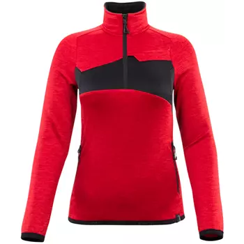 Mascot Accelerate women's fleece pullover, Signal red/black