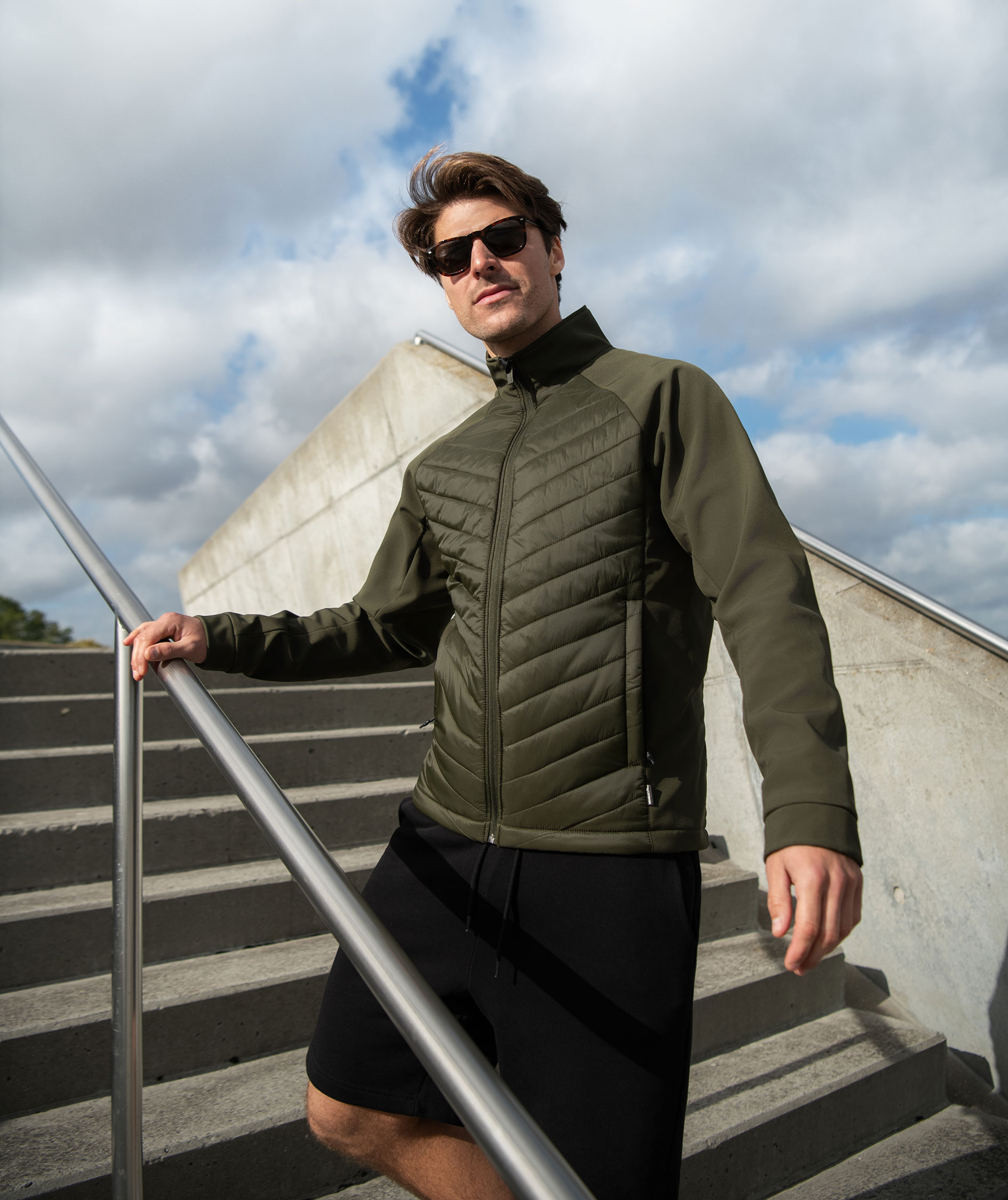 Nimbus Play Bloomsdale hybridjacka, Olivgr&ouml;n