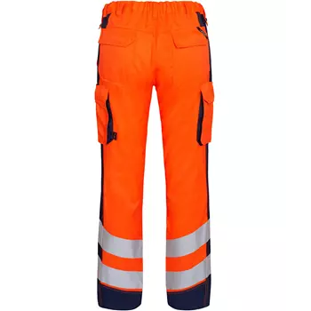 Engel Safety Light work trousers, Orange/Blue Ink
