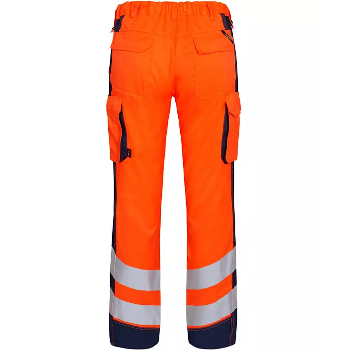 Engel Safety Light work trousers, Orange/Blue Ink, large image number 1
