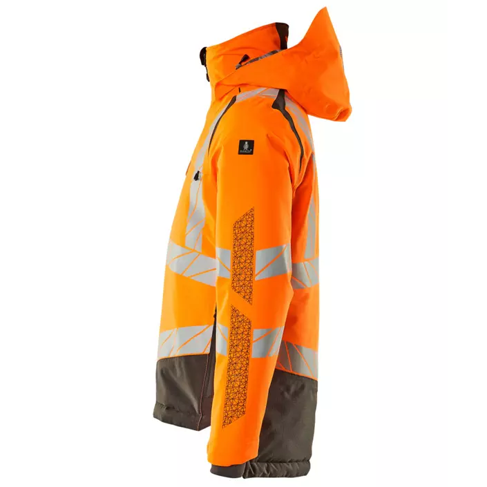 Mascot Accelerate Safe winter jacket, Hi-vis Orange/Dark anthracite, large image number 3