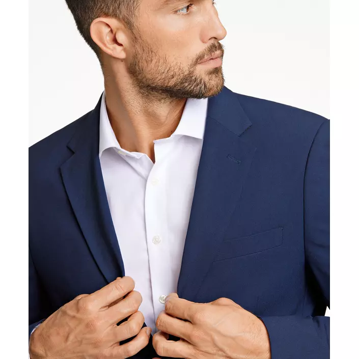 Lindbergh Superflex modern fit kavaj, DK Blue Mel, large image number 3