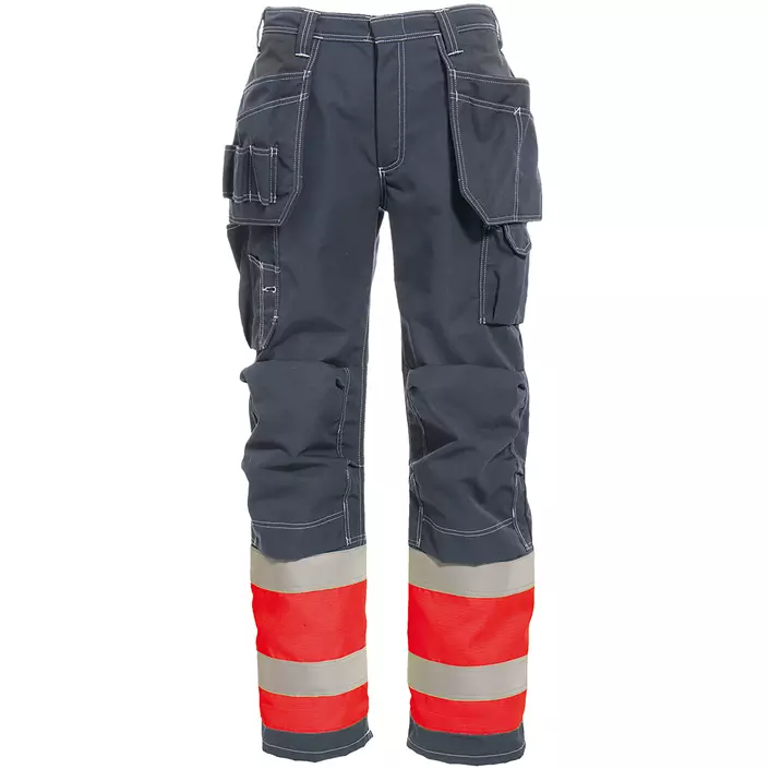Tranemo Aramid craftsman trousers, Marine/Hi-Vis Red, large image number 0