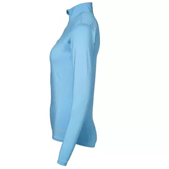 GEYSER Warm trainer long-sleeved women's running T-shirt, Aqua Blue