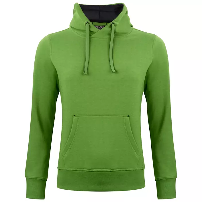 Clique Classic hoodie dam, Green Melange, large image number 0