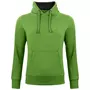 Clique Classic hoodie dam, Green Melange
