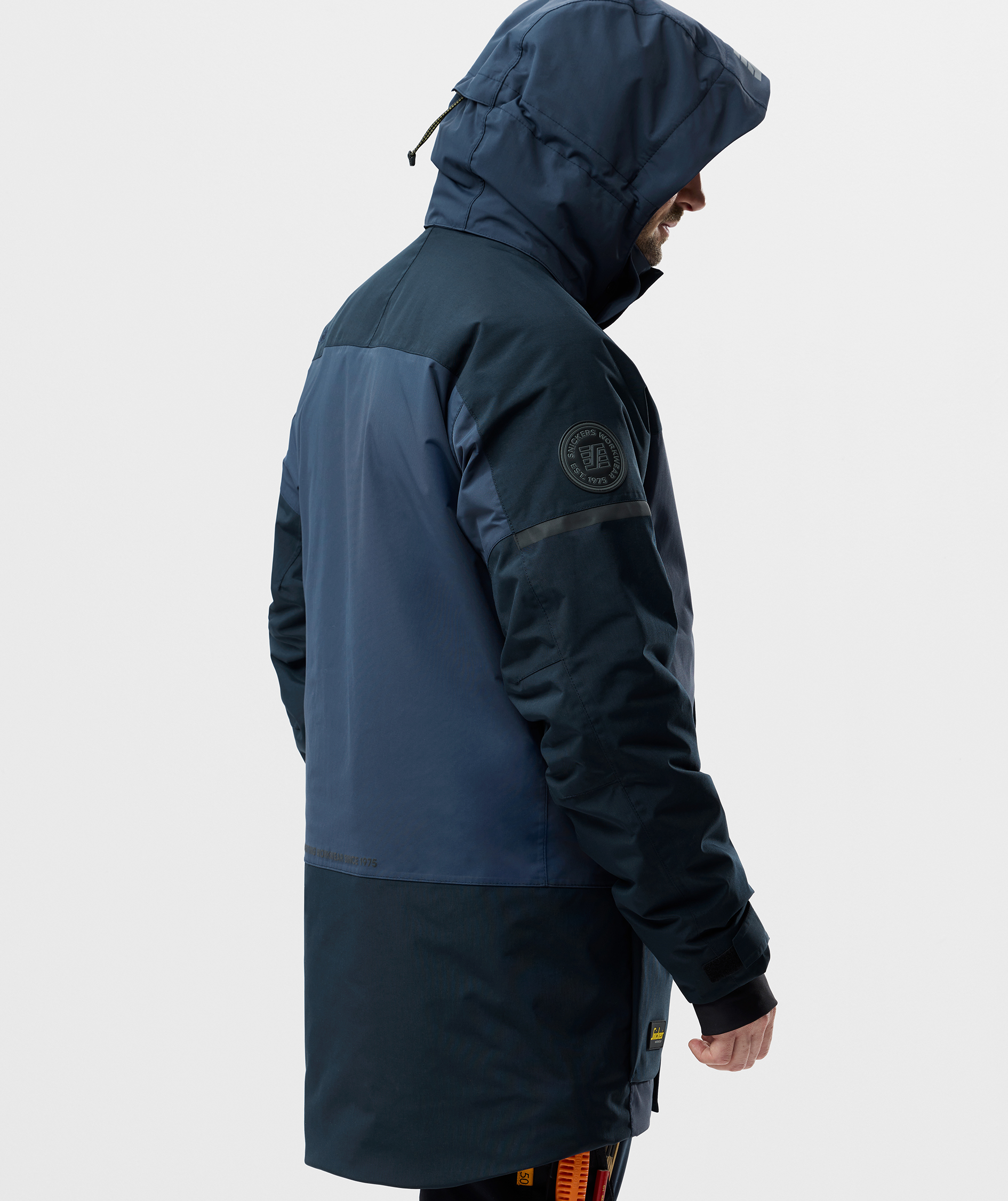 Snickers AllroundWork parka 1801, Navy/Dark Navy, large image number 5