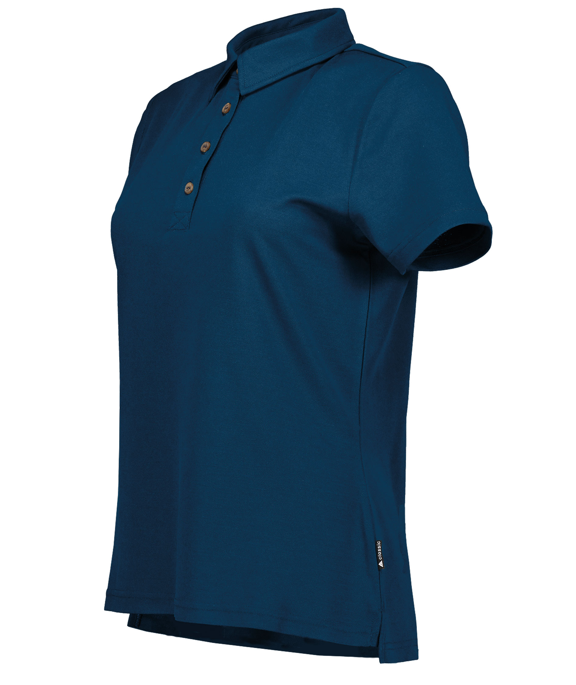 Pitch Stone Tech Wool dame polo T-shirt, Estate Blue, large image number 4