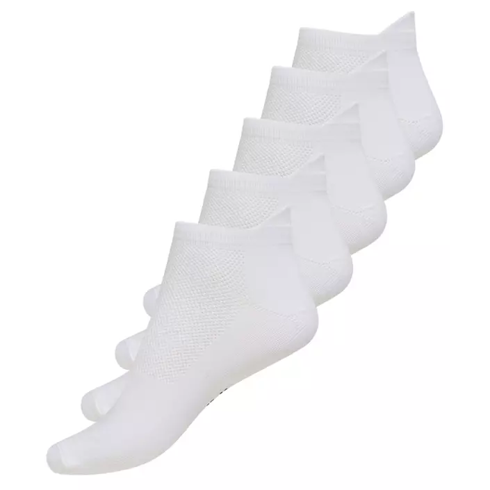 Zebdia 5-pack women's running socks, White, large image number 0