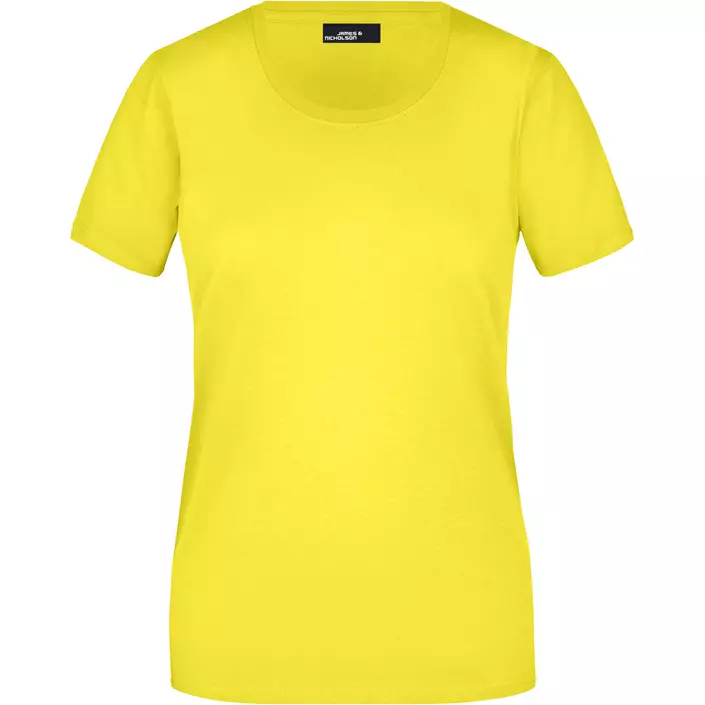 James & Nicholson Basic-T T-shirt dam, Yellow, large image number 0