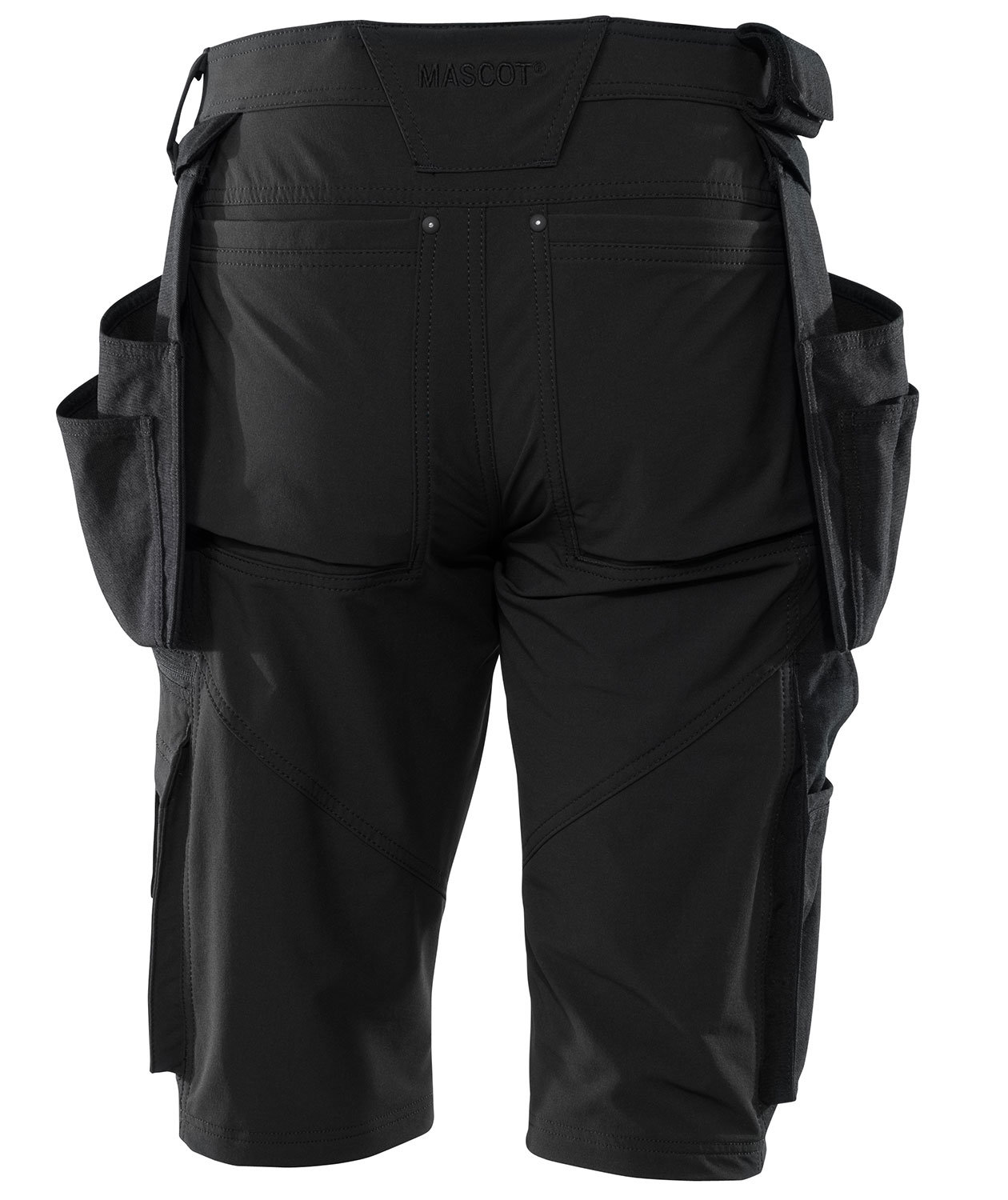 Mascot Advanced craftsman shorts full stretch, Black