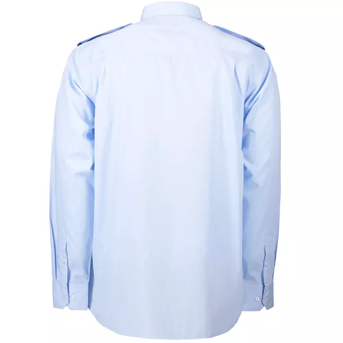 ID långärmad uniform skjorta, Ljusblå, large image number 2