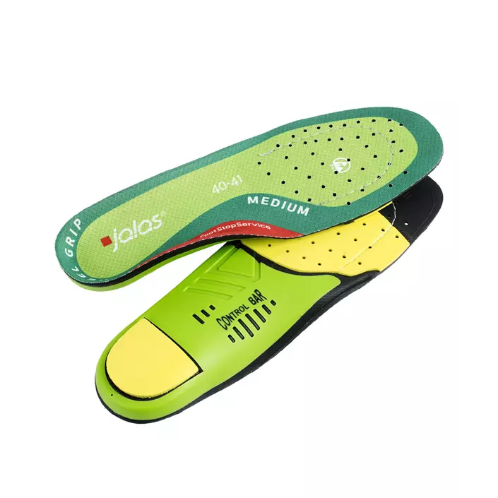 Jalas medium arch insoles, Green, large image number 0