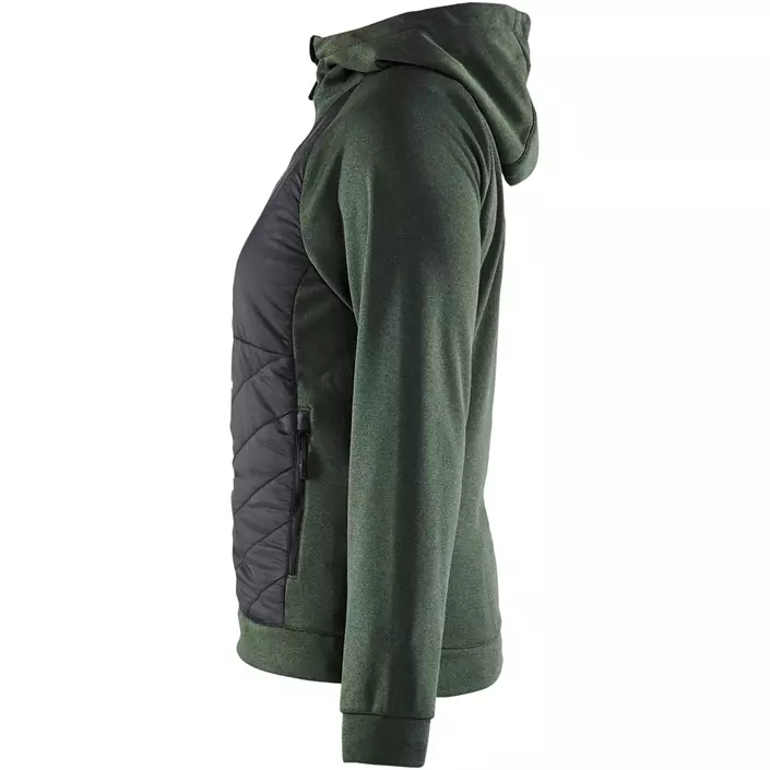 Blåkläder hoodie med dragkedja dam, Höstgrönt/Svart, large image number 4