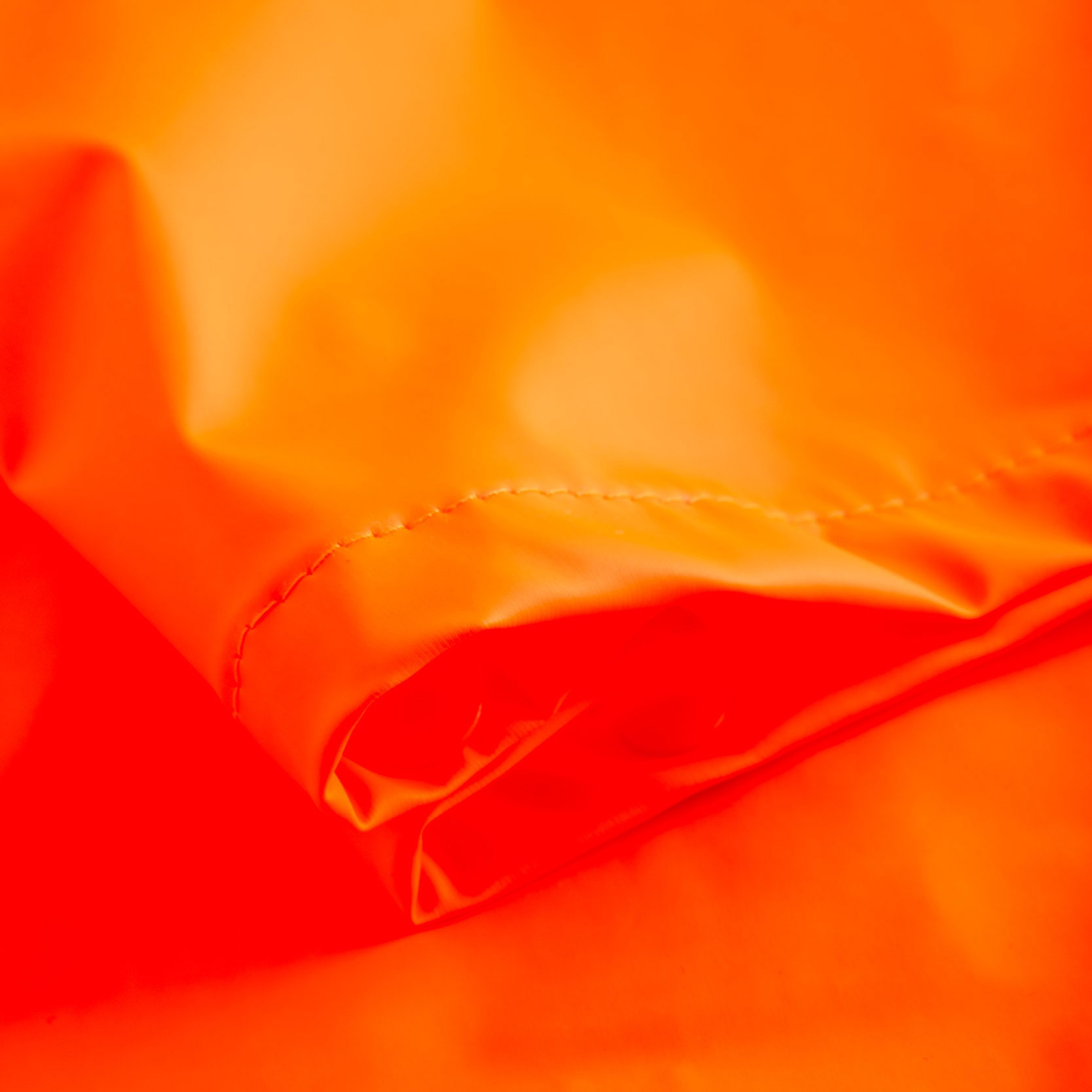 Lyngs&oslash;e Multinorm PU regnbukser, Hi-vis Orange, large image number 2