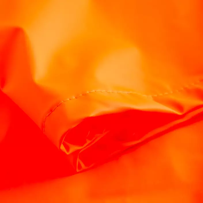Lyngsøe Multinorm PU regnbukser, Hi-vis Orange, large image number 2