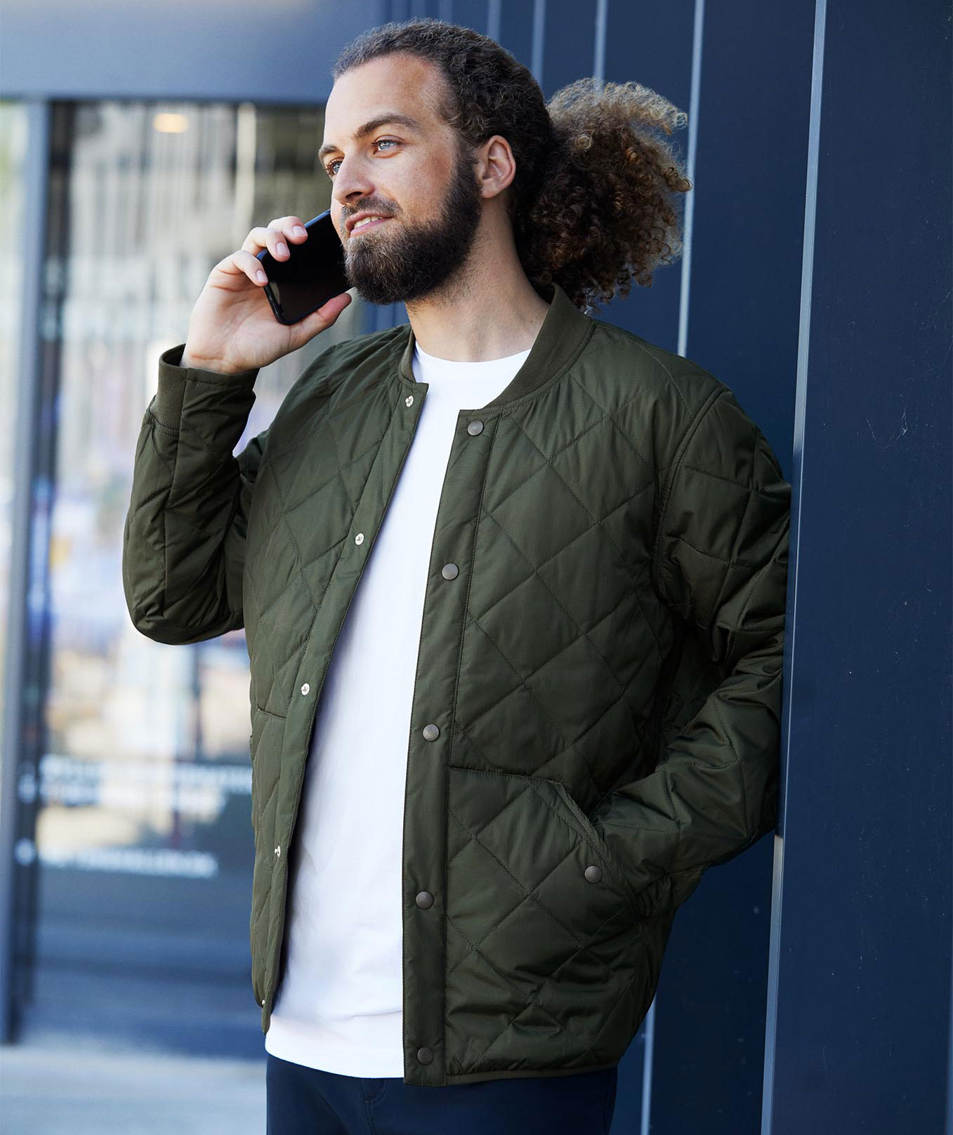 ID Allround vadderad termojacka, Olivgr&ouml;n