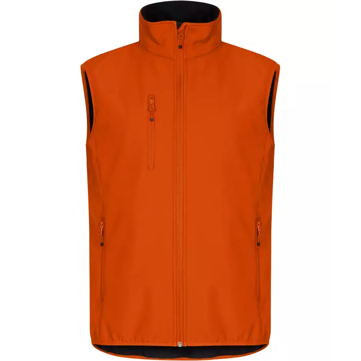 Clique Classic softshell vest, Blood orange, large image number 0