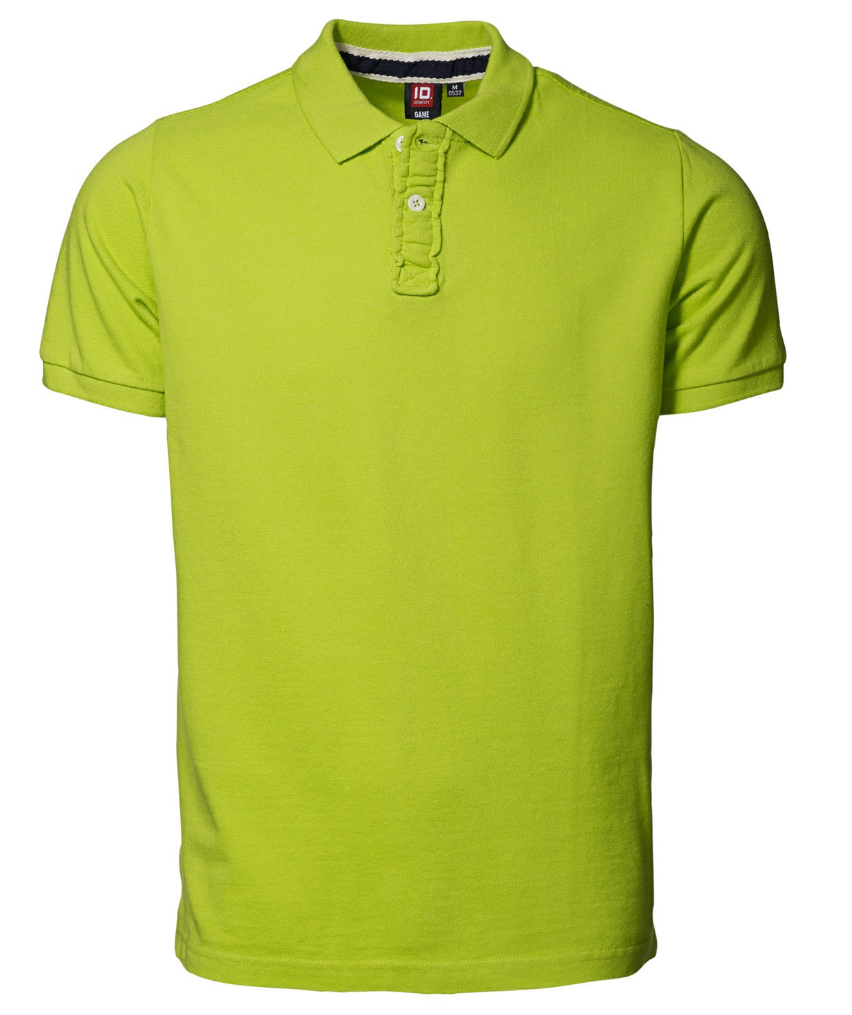 ID Casual Piqu&eacute; Poloshirt, Lime Gr&uuml;n