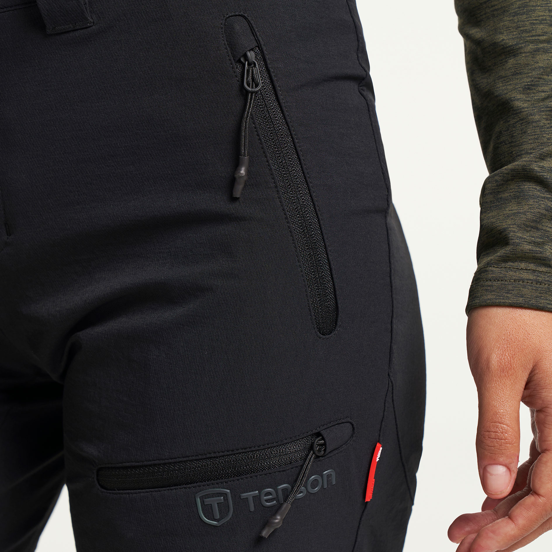 Tenson TXlite Flex women's shorts, Black, large image number 5