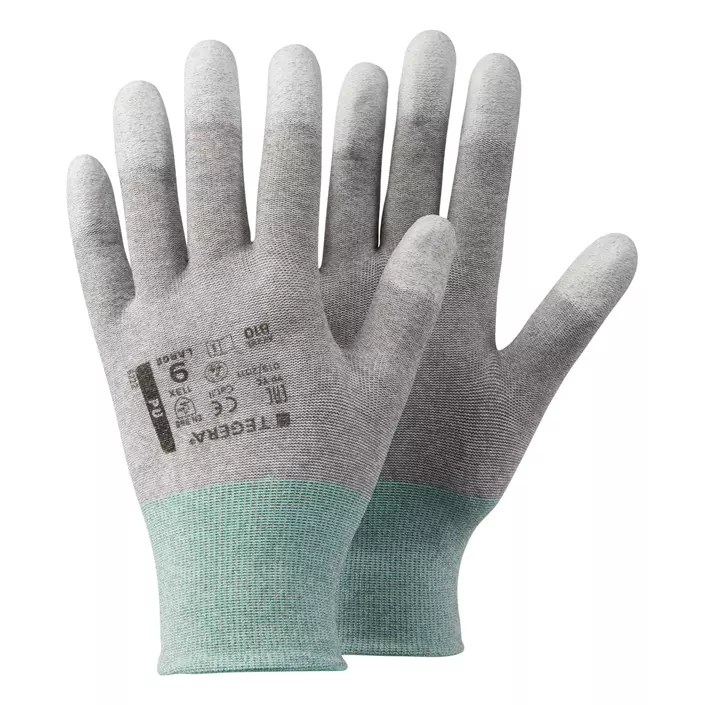 Tegera 810 ESD work gloves, Grey/Green, large image number 0