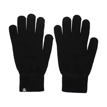Jack & Jones JACBARRY knitted gloves, Black