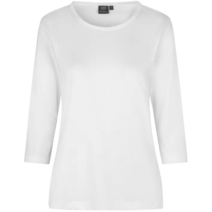 ID PRO Wear 3/4 ærmet dame T-shirt, Hvid, large image number 0