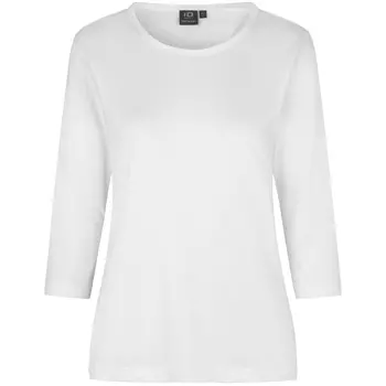 ID PRO Wear 3/4-Ärmliges Damen T-Shirt, Weiß