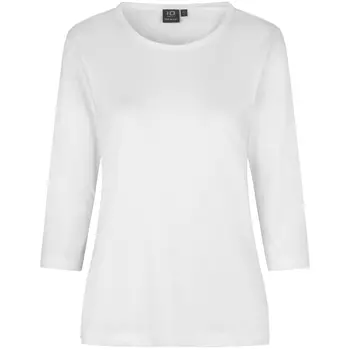 ID PRO Wear 3/4-Ärmliges Damen T-Shirt, Weiß