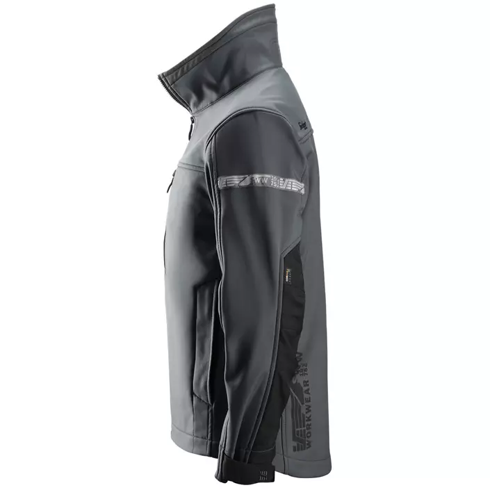 Snickers AllroundWork softshell jacket 1200, Steel Grey/Black, large image number 1