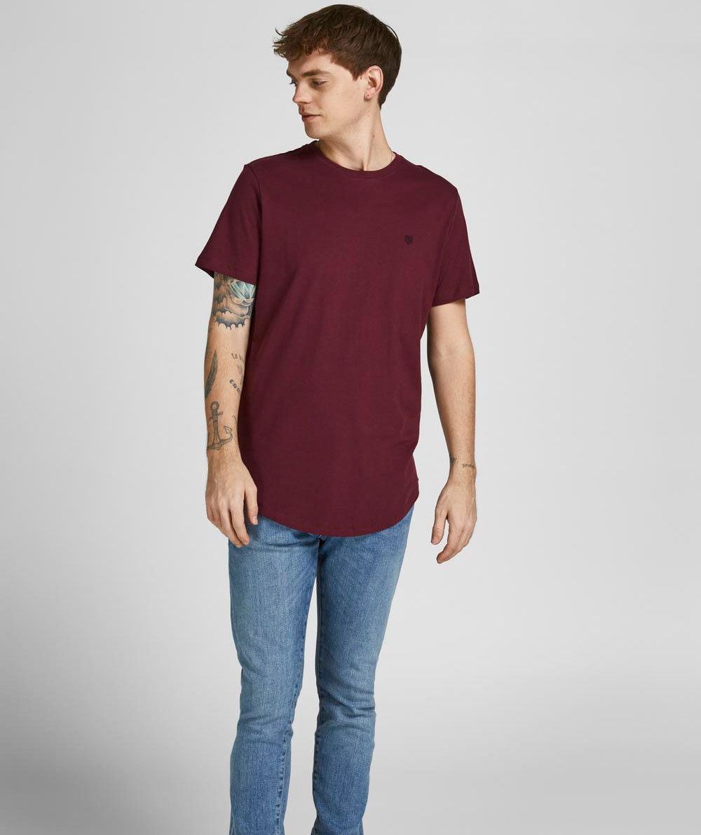 Jack & Jones JACJENS 5-pack T-shirt, Navy Blazer/White/OliveNight/Black/PortRoyale, large image number 3