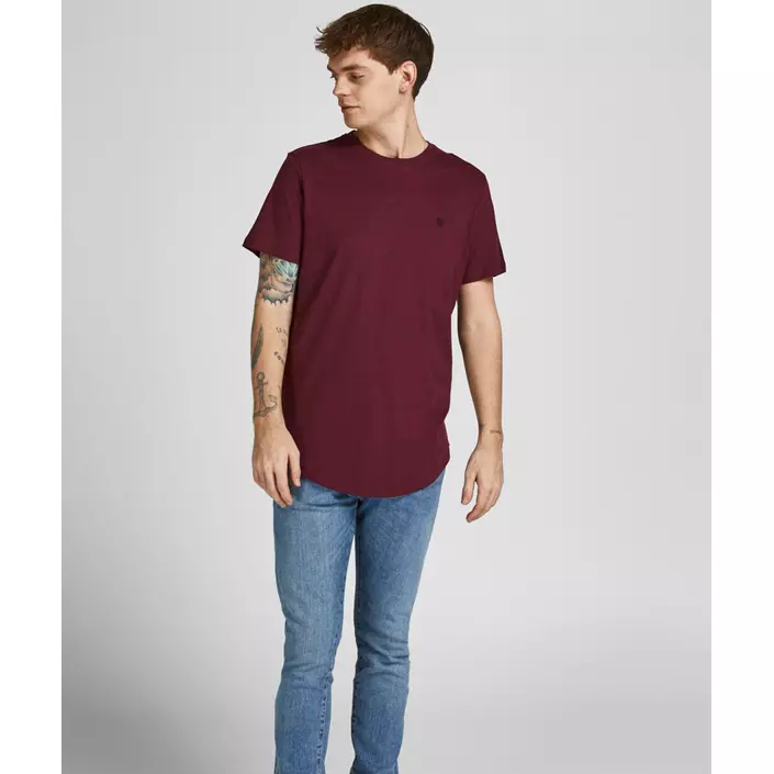 Jack & Jones JACJENS 5-pack T-shirt, Navy Blazer/White/OliveNight/Black/PortRoyale, large image number 3