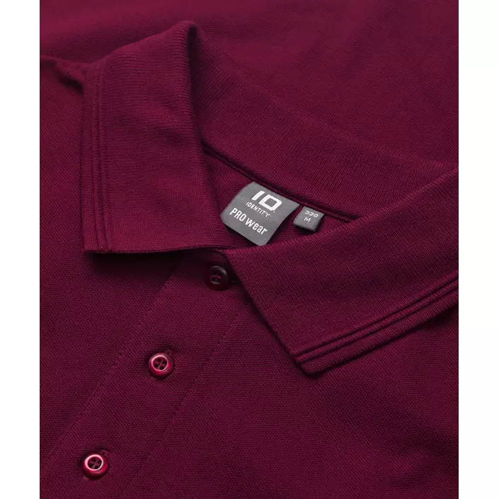 ID PRO Wear Polo shirt with chest pocket, Bordeaux, large image number 3