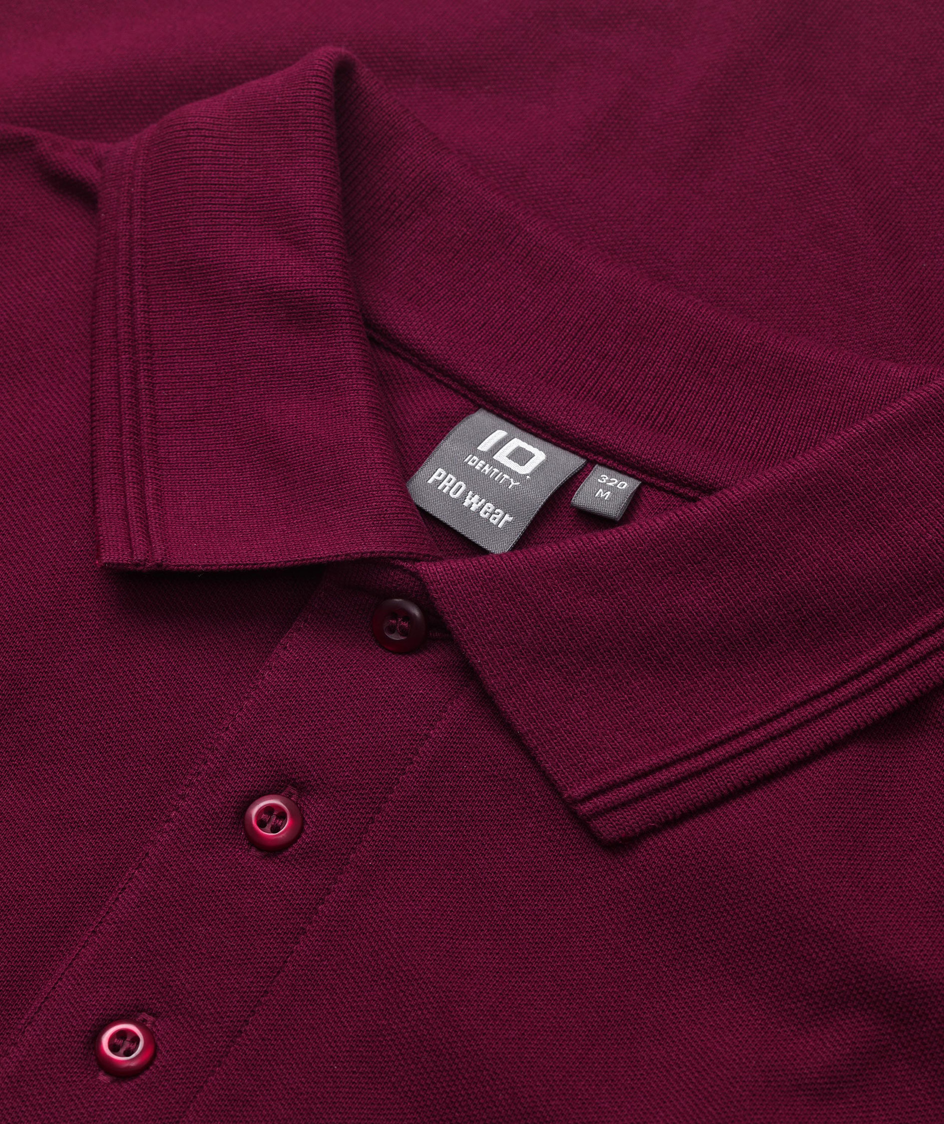 ID PRO Wear Poloshirt mit Brusttasche, Bordeaux, large image number 3
