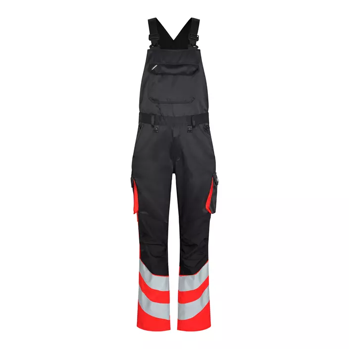 Engel Safety Light Bib and Brace, Black/Hi-Vis Red, large image number 0