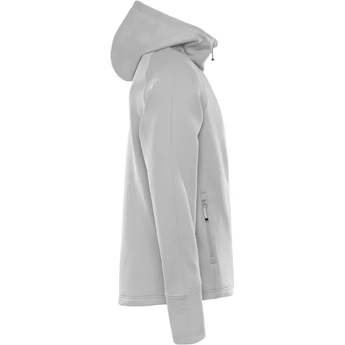 Fristads Cobalt Polartec® hoodie with zipper, Grey Melange, large image number 4