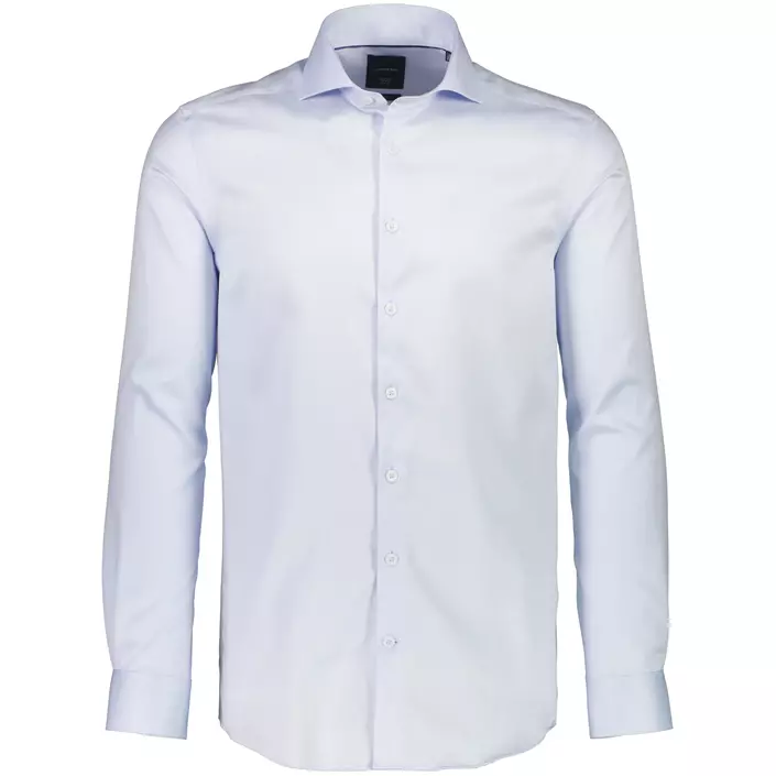 Lindbergh Twill slim fit skjorte, Light blue, large image number 0