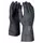 OX-ON Cemical Comfort 6300 chemical protective gloves, Black, Black, swatch
