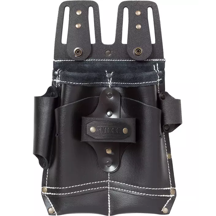 Fristads tool holder in split leather 9300, Black, Black, large image number 0