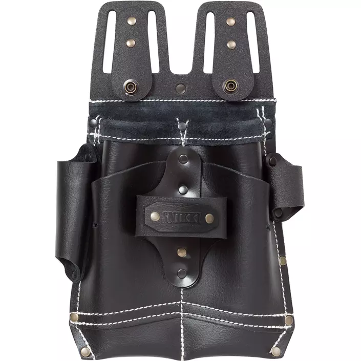Fristads tool holder in split leather 9300, Black, Black, large image number 0