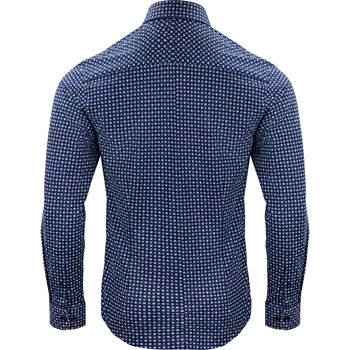 J. Harvest & Frost Piqué Indigo Bow 131 slim fit skjorte, Blue Print