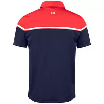 Cutter & Buck Seabeck polo shirt, Dark Navy/Red