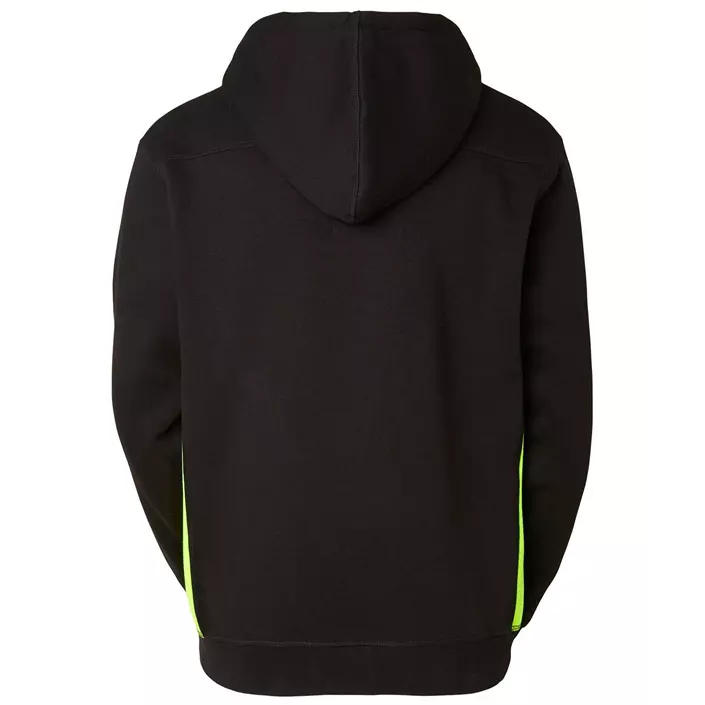 South West Franklin hoodie with full zipper, Black/Yellow, large image number 2