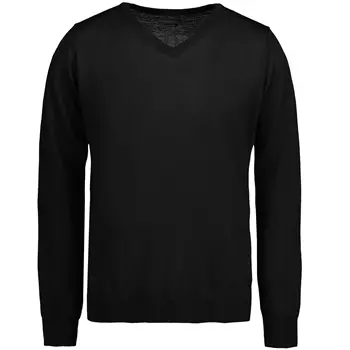 ID Classic knitted pullover with merino wool, Black