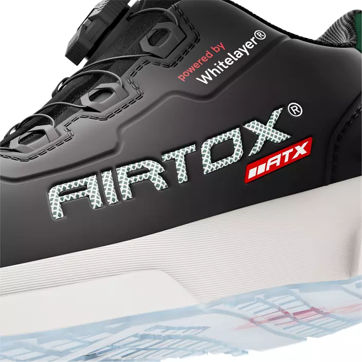 Airtox FL44 ATX vernesko S3S, Svart, Svart, large image number 9